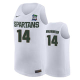 Brock Washington Michigan State Spartans 2019 Final Four Basketball Jersey - White
