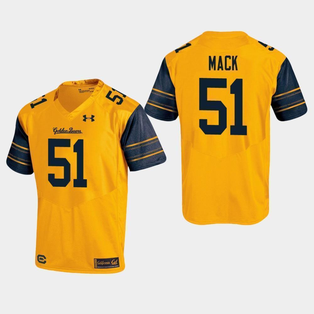 Alex Mack Cal Golden Bears Football Jersey - Gold