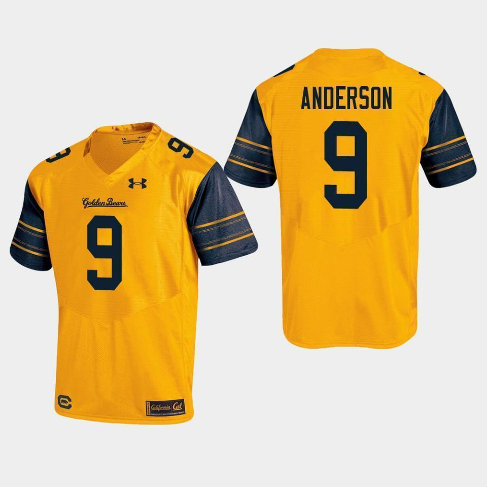 C.J. Anderson Cal Golden Bears Football Jersey - Gold