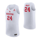 Breaon Brady Houston Cougars Basketball Jersey - White