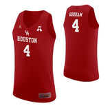Justin Gorham Houston Cougars Basketball Jersey - Red
