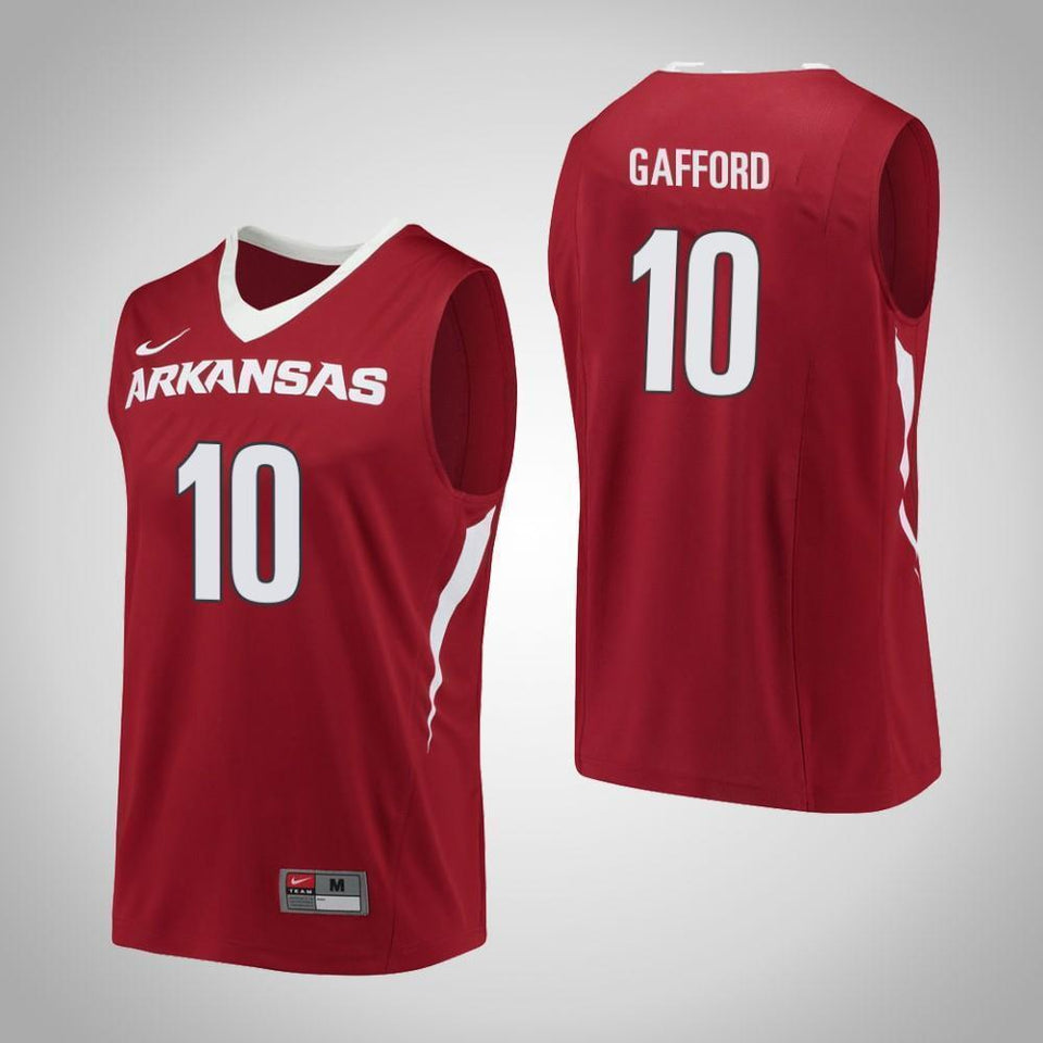 Daniel Gafford Arkansas Razorbacks Basketball Jersey - Red