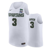 Foster Loyer Michigan State Spartans 2019 Final Four Basketball Jersey - White