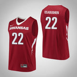 Gabe Osabuohien Arkansas Razorbacks Basketball Jersey - Red