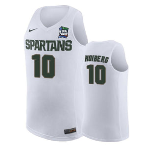 Jack Hoiberg Michigan State Spartans 2019 Final Four Basketball Jersey - White