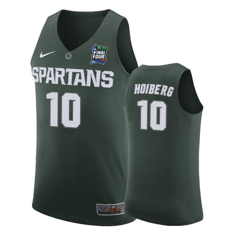 Jack Hoiberg Michigan State Spartans 2019 Final Four Basketball Jersey - Green