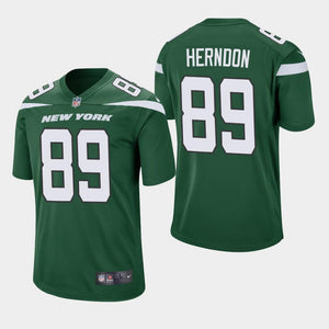 Chris Herndon New York Jets 2019 Game Jersey - Green