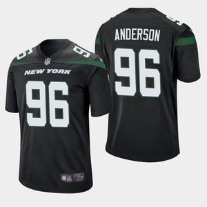 Henry Anderson New York Jets 2019 Game Jersey - Black