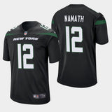 Joe Namath New York Jets 2019 Game Jersey - Black