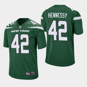 Thomas Hennessy New York Jets 2019 Game Jersey - Green