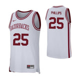 Jordan Phillips Arkansas Razorbacks Basketball Jersey - White