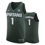 Joshua Langford Michigan State Spartans 2019 Final Four Basketball Jersey - Green