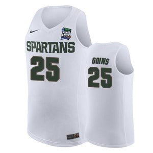 Kenny Goins Michigan State Spartans 2019 Final Four Basketball Jersey - White