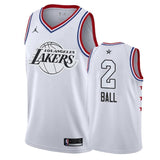 Los Angeles Lakers #2 Lonzo Ball 2019 ALL STAR Swingman Jersey