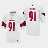 Trevon Young Louisville Cardinals Football Jersey - White