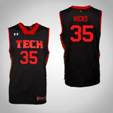 Parker Hicks Texas Tech Red Raiders Basketball Jersey
