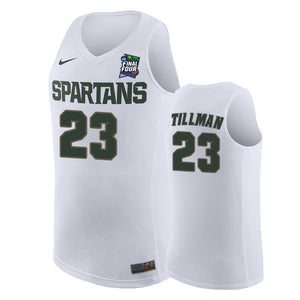 Xavier Tillman Michigan State Spartans 2019 Final Four Basketball Jersey - White