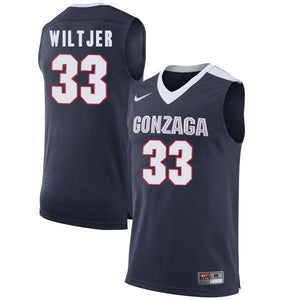 Kyle Wiltjer Gonzaga Bulldogs Basketball Jersey-Navy