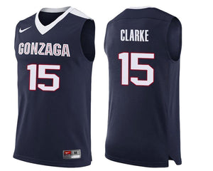 Brandon Clarke Gonzaga Bulldogs Basketball Jersey-Navy