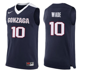 Jesse Wade Gonzaga Bulldogs Basketball Jersey-Navy