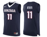 Joel Ayayi Gonzaga Bulldogs Basketball Jersey-Navy