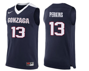 Josh Perkins Gonzaga Bulldogs Basketball Jersey-Navy