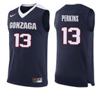 Josh Perkins Gonzaga Bulldogs Basketball Jersey-Navy