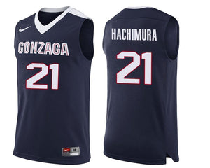 Rui Hachimura Gonzaga Bulldogs Basketball Jersey-Navy
