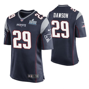 Duke Dawson New England Patriots Super Bowl LIII Game Jersey