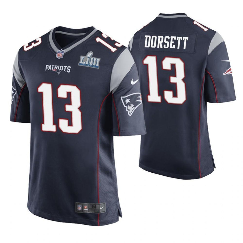 Phillip Dorsett New England Patriots Super Bowl LIII Game Jersey