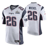 Sony Michel New England Patriots Super Bowl LIII Game Jersey