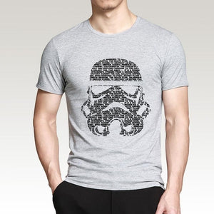 Men T Shirt 2019 Summer Fashion Star Wars Yoda/Darth Vader Streetwear T-Shirt Men's Casual T Shirts Masks Words Hip Hop Tops Tee