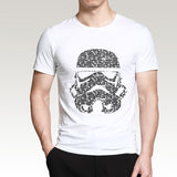 Men T Shirt 2019 Summer Fashion Star Wars Yoda/Darth Vader Streetwear T-Shirt Men's Casual T Shirts Masks Words Hip Hop Tops Tee