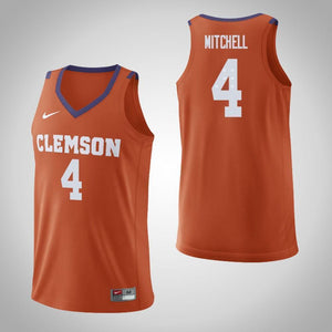 Shelton Mitchell Clemson Tigers Basketball Jersey