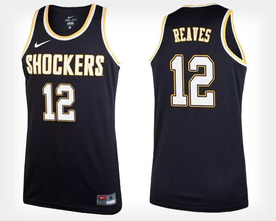 Austin Reaves Wichita State Shockers Basketball Jersey-Black