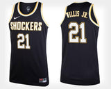 Darral Willis Jr Wichita State Shockers Basketball Jersey-Black
