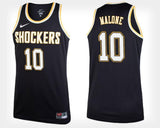 Kaelen Malone Wichita State Shockers Basketball Jersey-Black