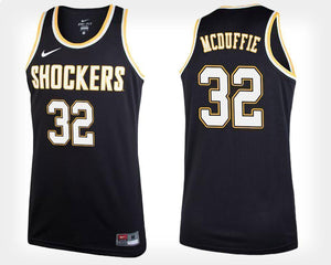 Markis McDuffie Wichita State Shockers Basketball Jersey-Black