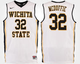 Markis McDuffie Wichita State Shockers Basketball Jersey-White