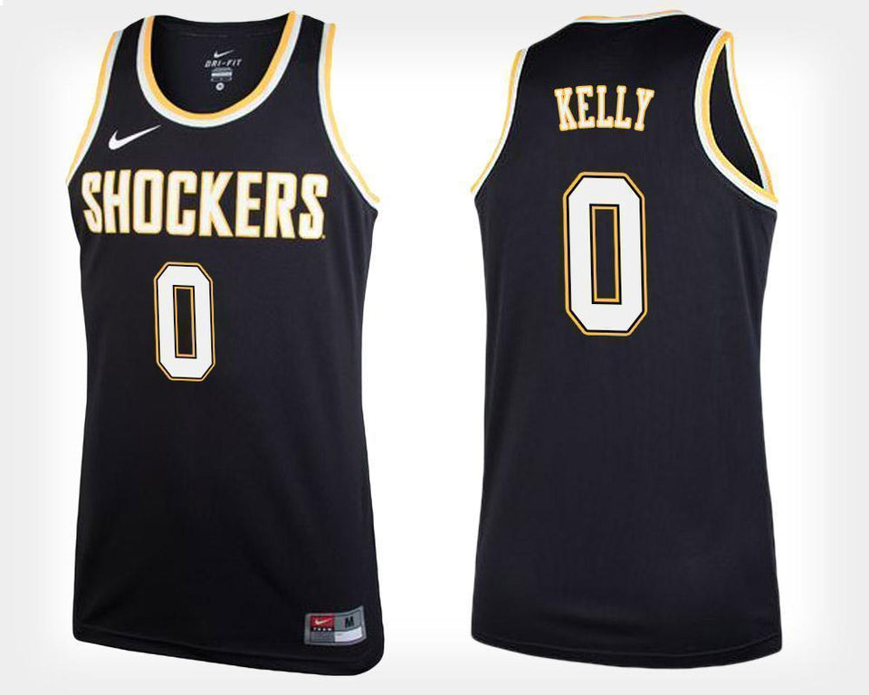 Rashard Kelly Wichita State Shockers Basketball Jersey-Black