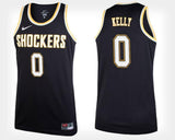 Rashard Kelly Wichita State Shockers Basketball Jersey-Black