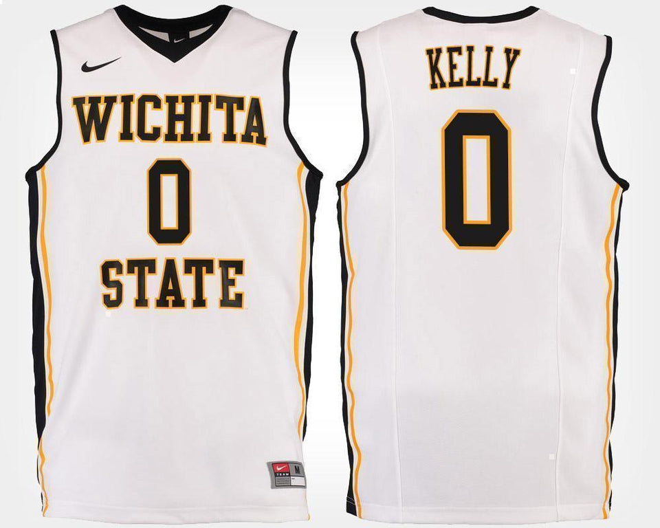 Rashard Kelly Wichita State Shockers Basketball Jersey-White