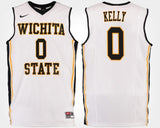 Rashard Kelly Wichita State Shockers Basketball Jersey-White
