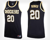 Rauno Nurger Wichita State Shockers Basketball Jersey-Black
