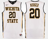 Rauno Nurger Wichita State Shockers Basketball Jersey-White