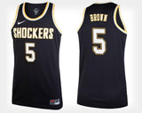 Rod Brown Wichita State Shockers Basketball Jersey-Black