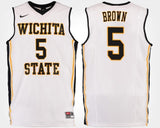 Rod Brown Wichita State Shockers Basketball Jersey-White