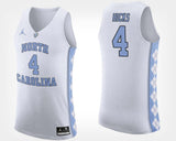 Isaiah Hicks North Carolina Basketball Jersey - White
