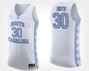 K.J. Smith North Carolina Basketball Jersey - White