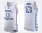 Kanler Coker North Carolina Basketball Jersey - White